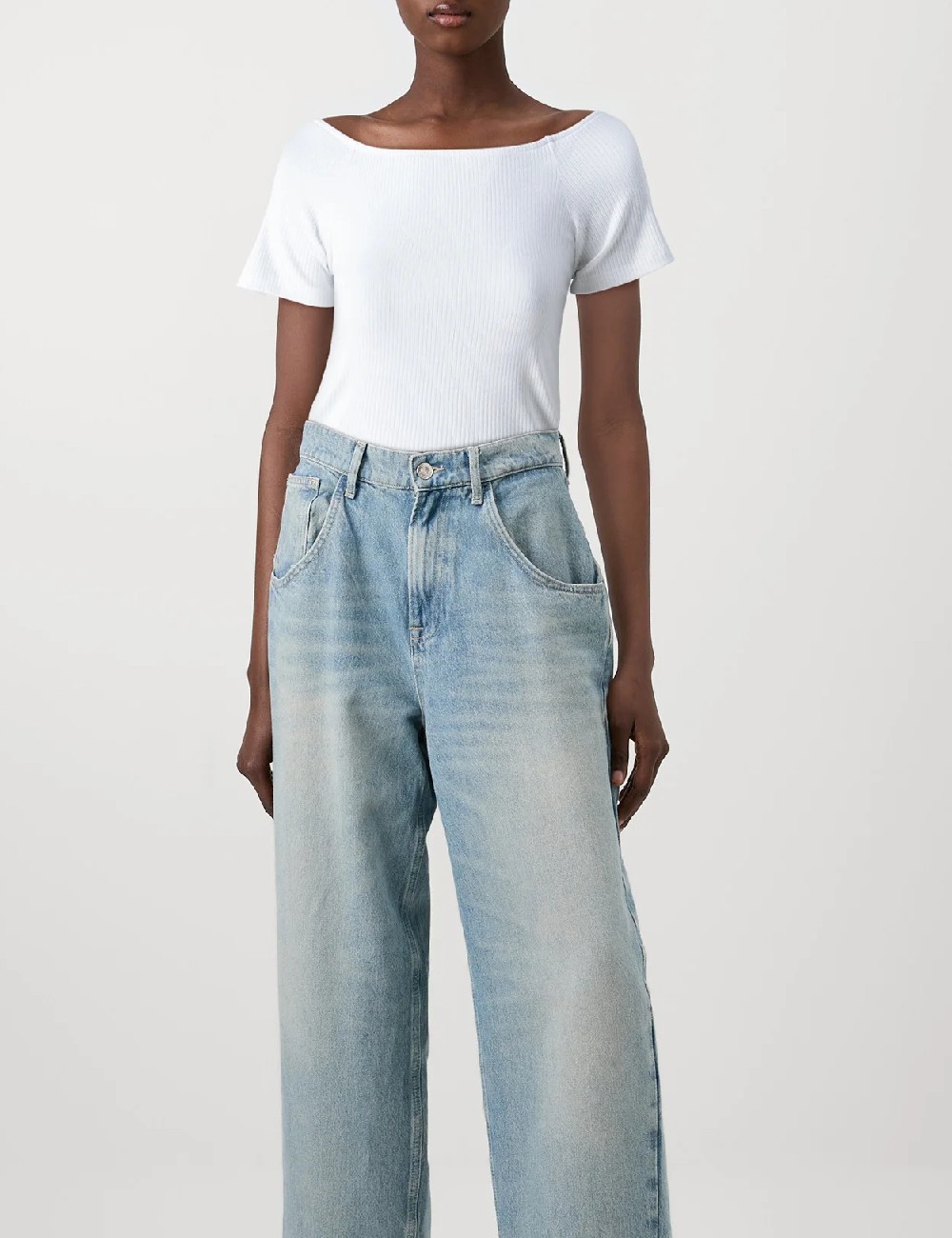 Tricou Pieces, alb - 1 | YEO