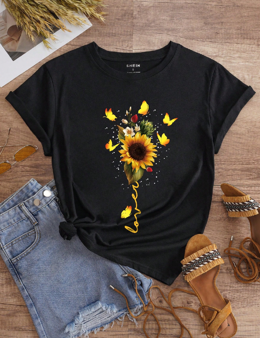 Tricou SHEIN, negru
