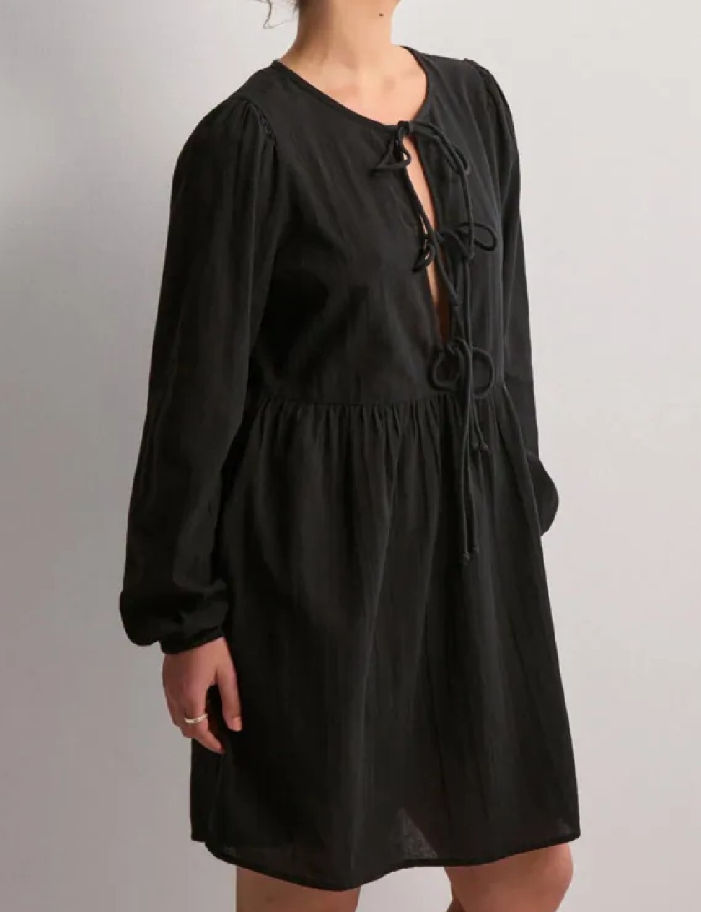 Rochie scurta Pieces, negru - 1 | YEO