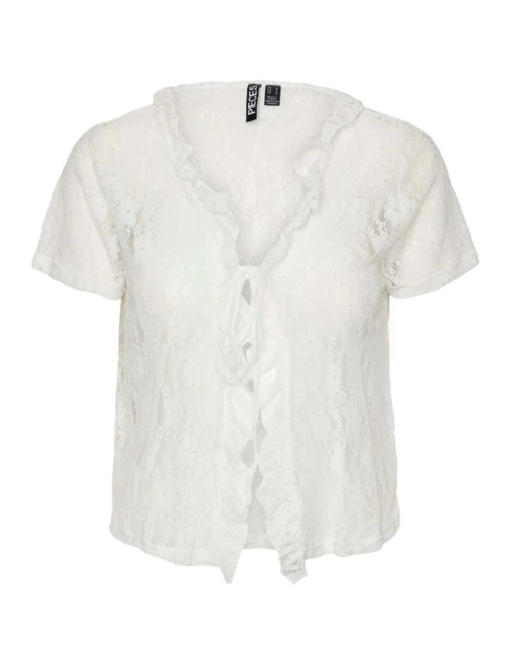 Bluza Pieces, alb