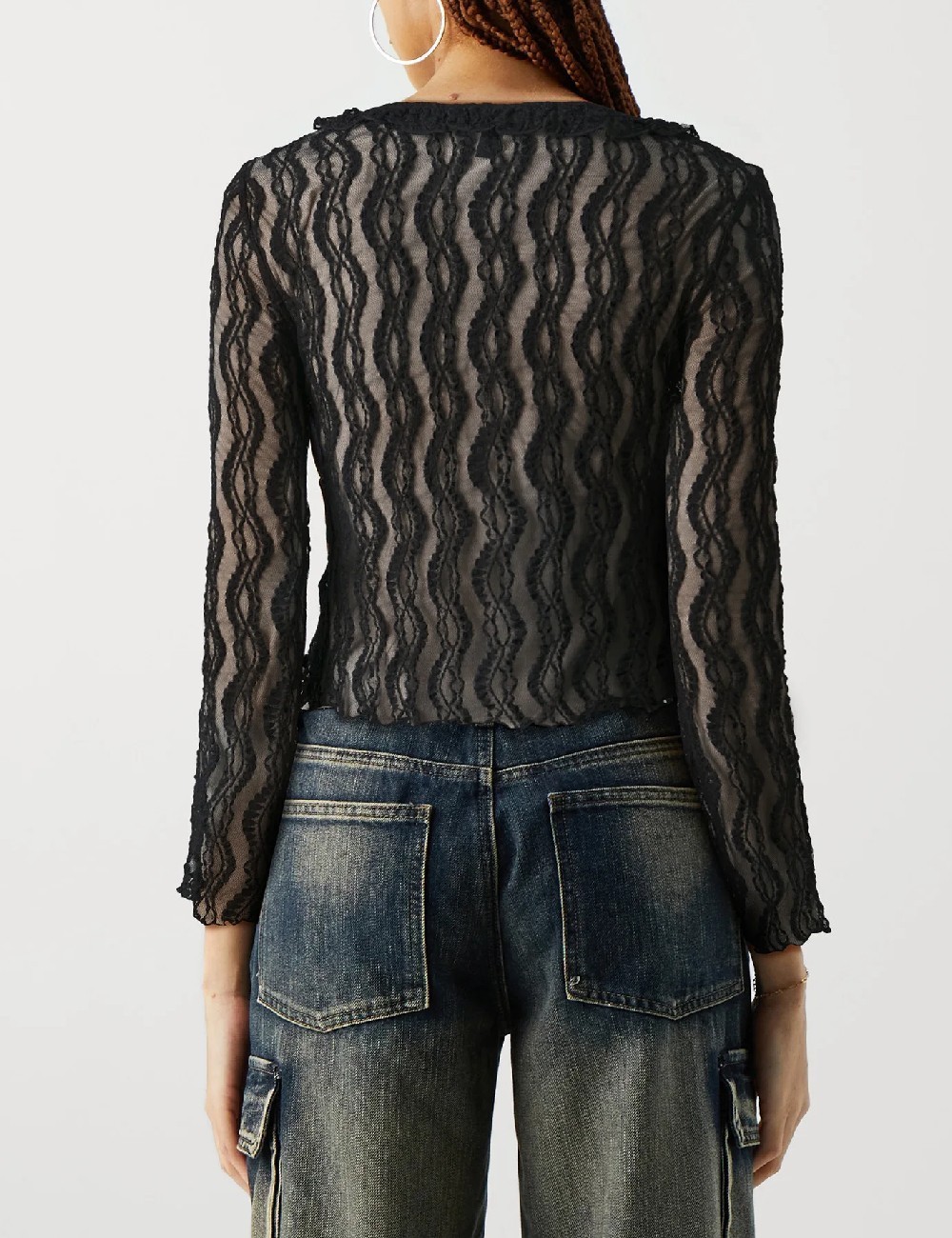 Bluza Pieces, negru - 1 | YEO