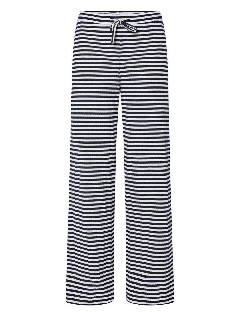 Pantaloni Pieces, alb/albastru - 1 | YEO