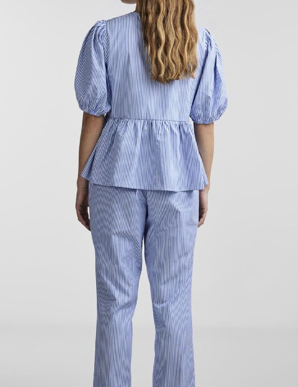 Bluza Pieces, albastru - 1 | YEO