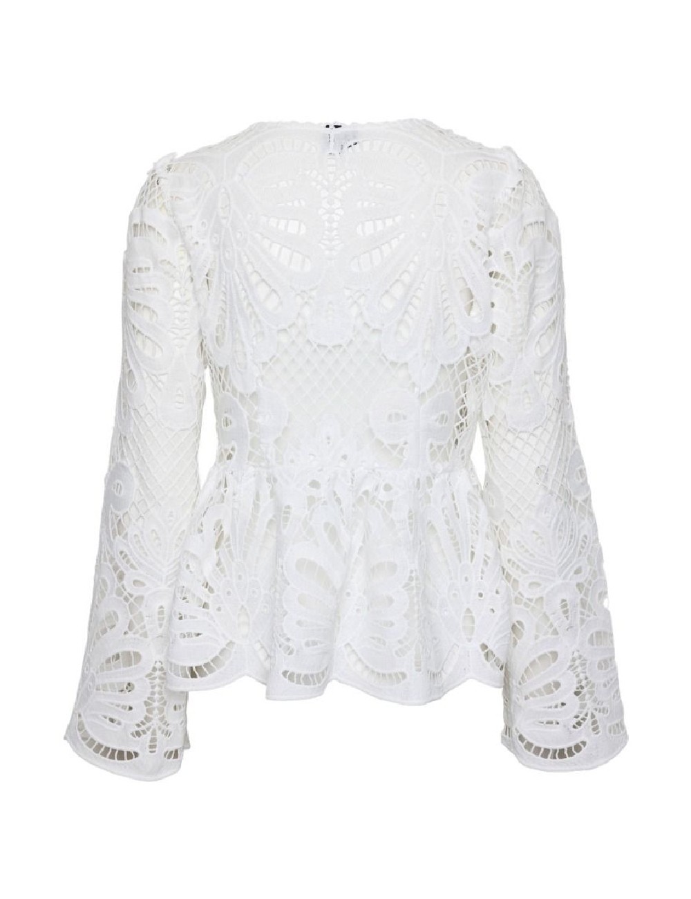 Bluza Pieces, alb - 1 | YEO