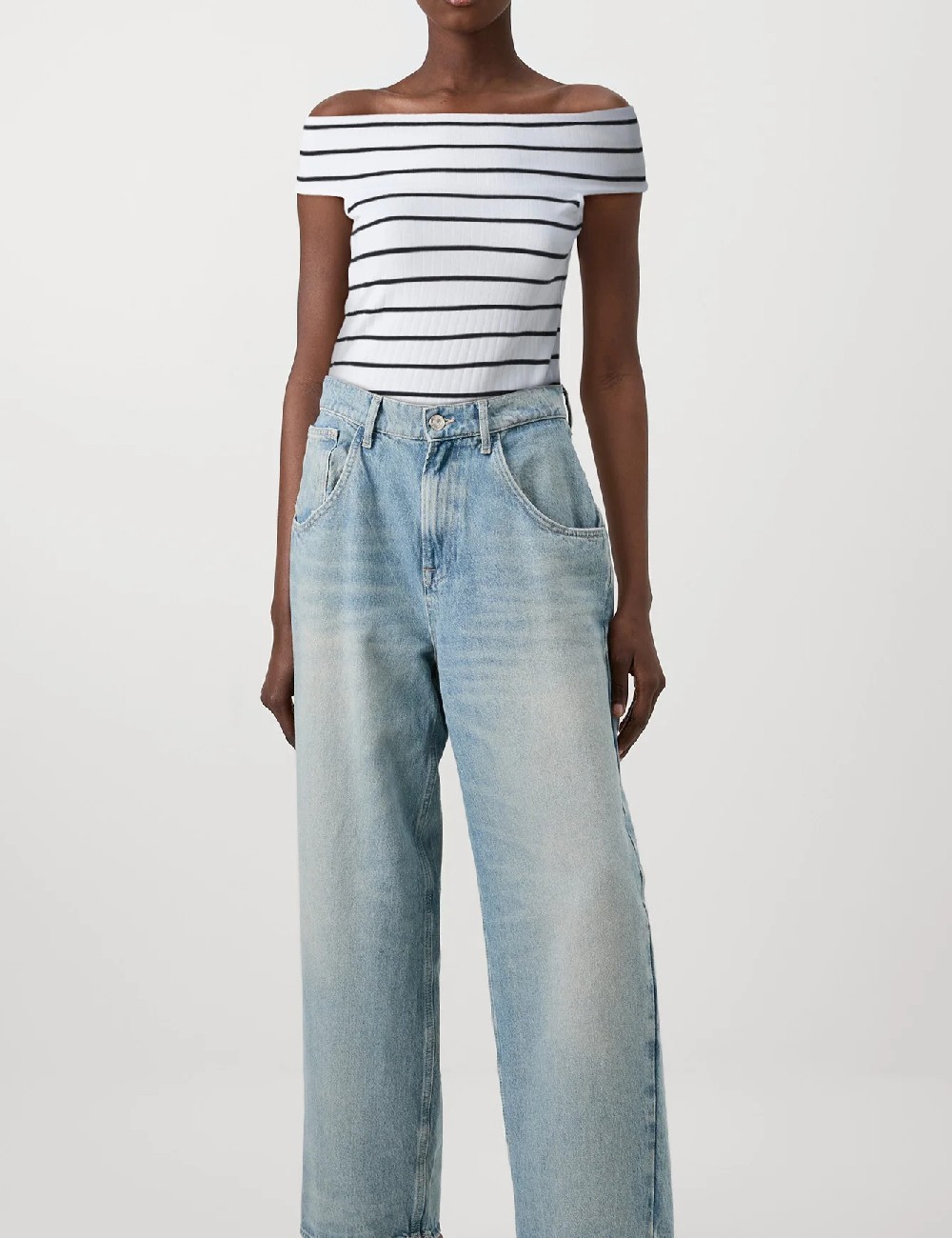 Bluza Pieces, alb - 1 | YEO