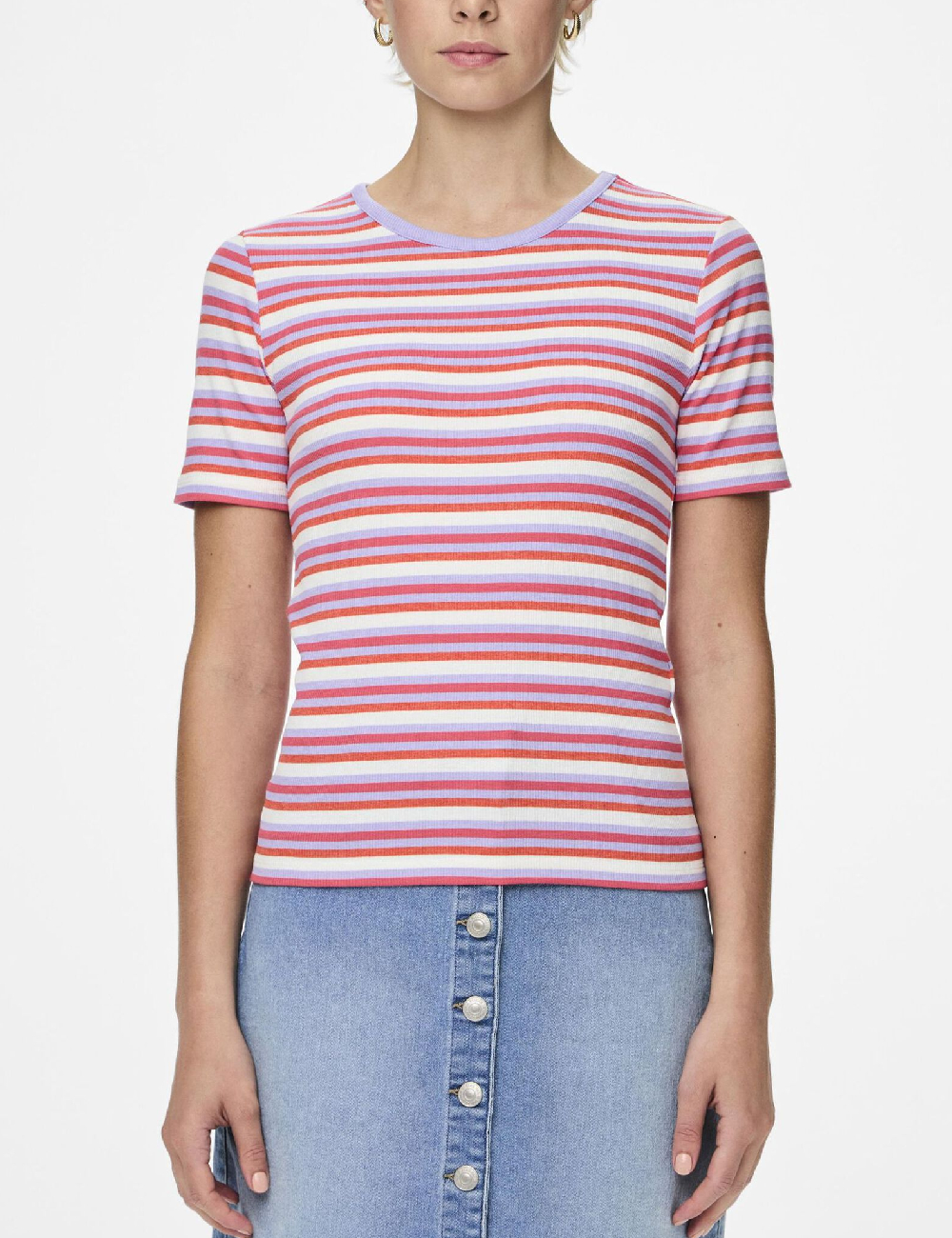 Tricou Pieces, mix culori