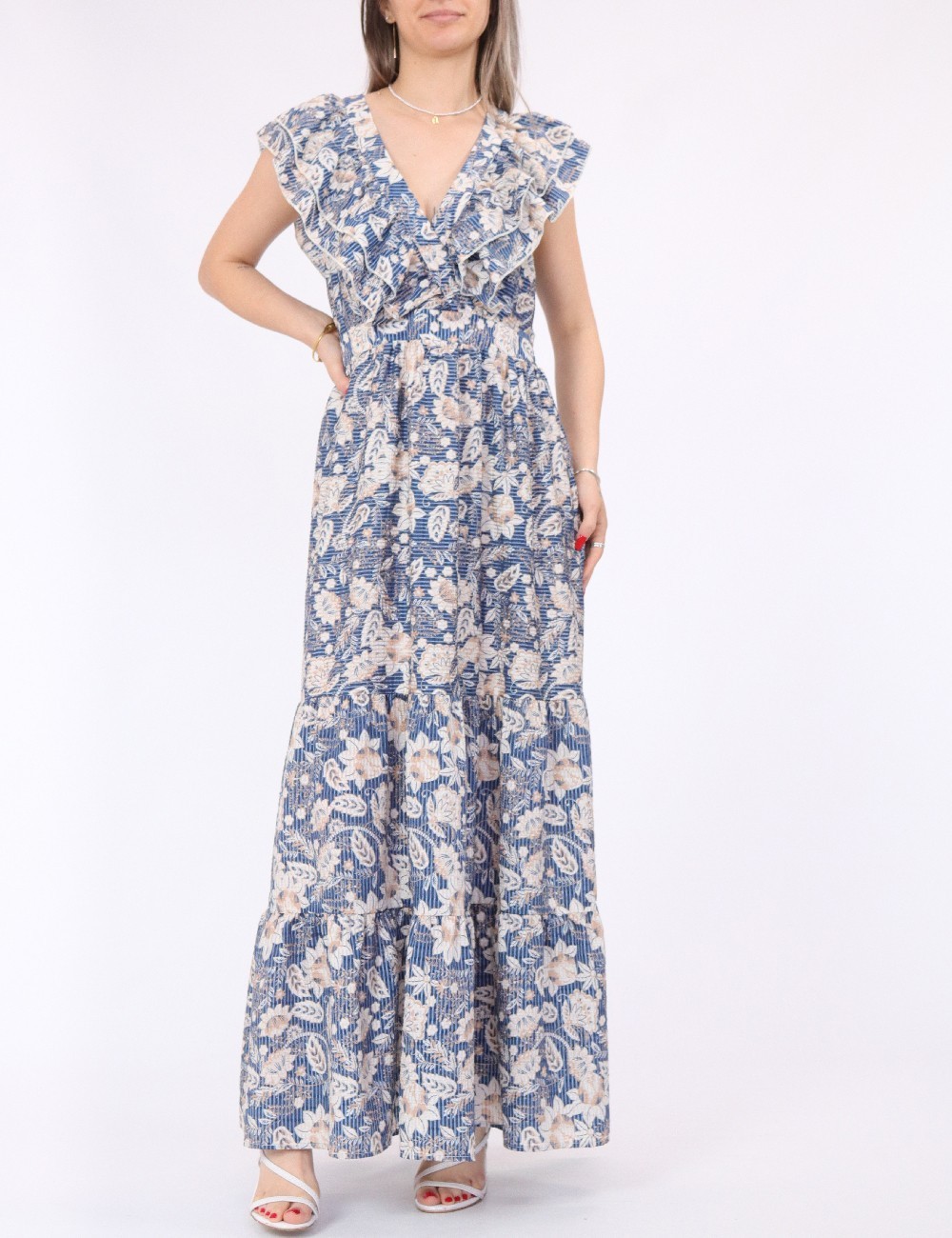 Rochie lunga Vero Moda, mix culori - 1 | YEO