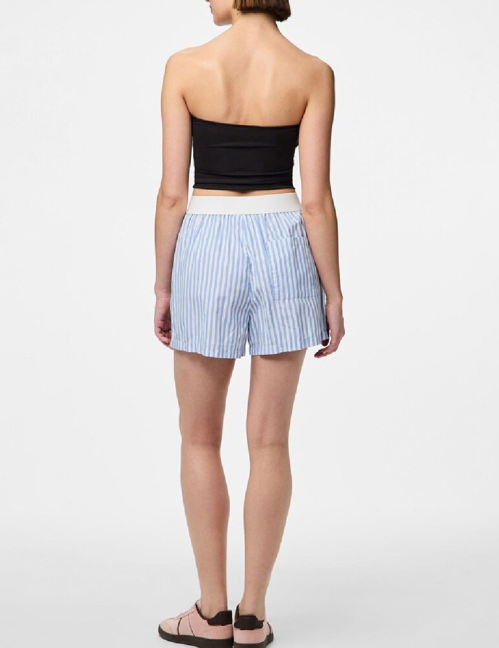 Pantaloni scurti Pieces, albastru - 1 | YEO