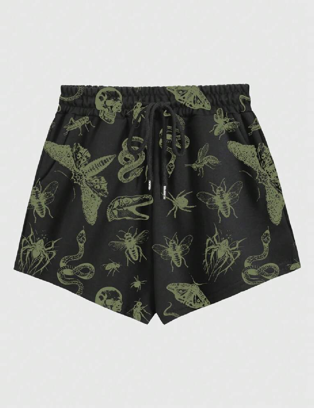 Pantaloni scurti Romwe, negru