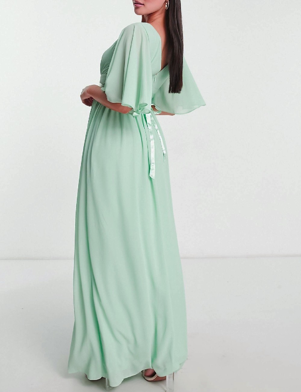 Rochie lunga TFNC London, turcoaz - 1 | YEO