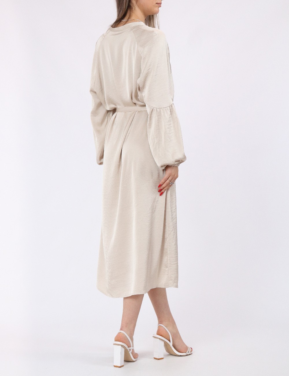 Rochie medie Vero Moda, bej - 1 | YEO