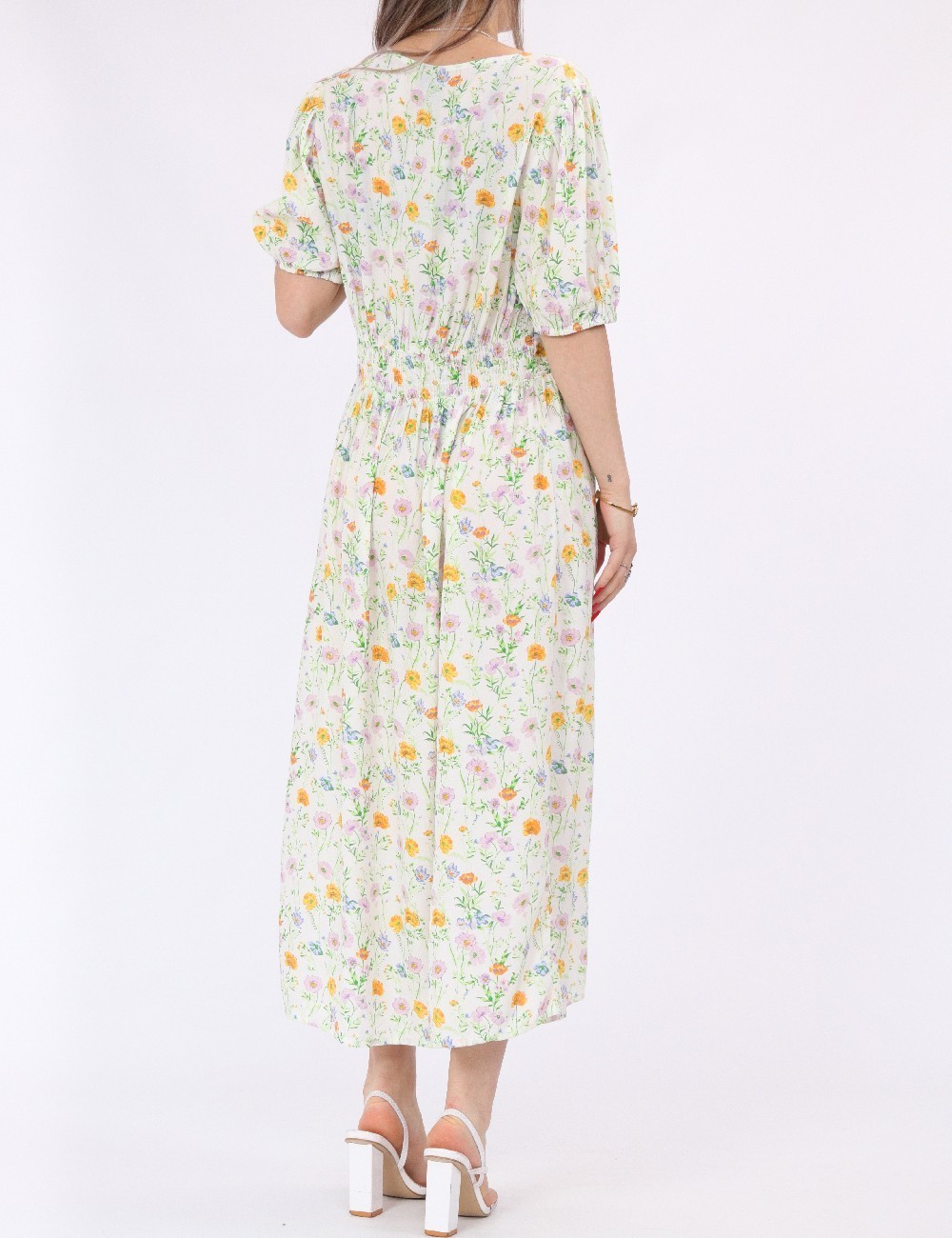 Rochie medie Pieces, floral print - 1 | YEO