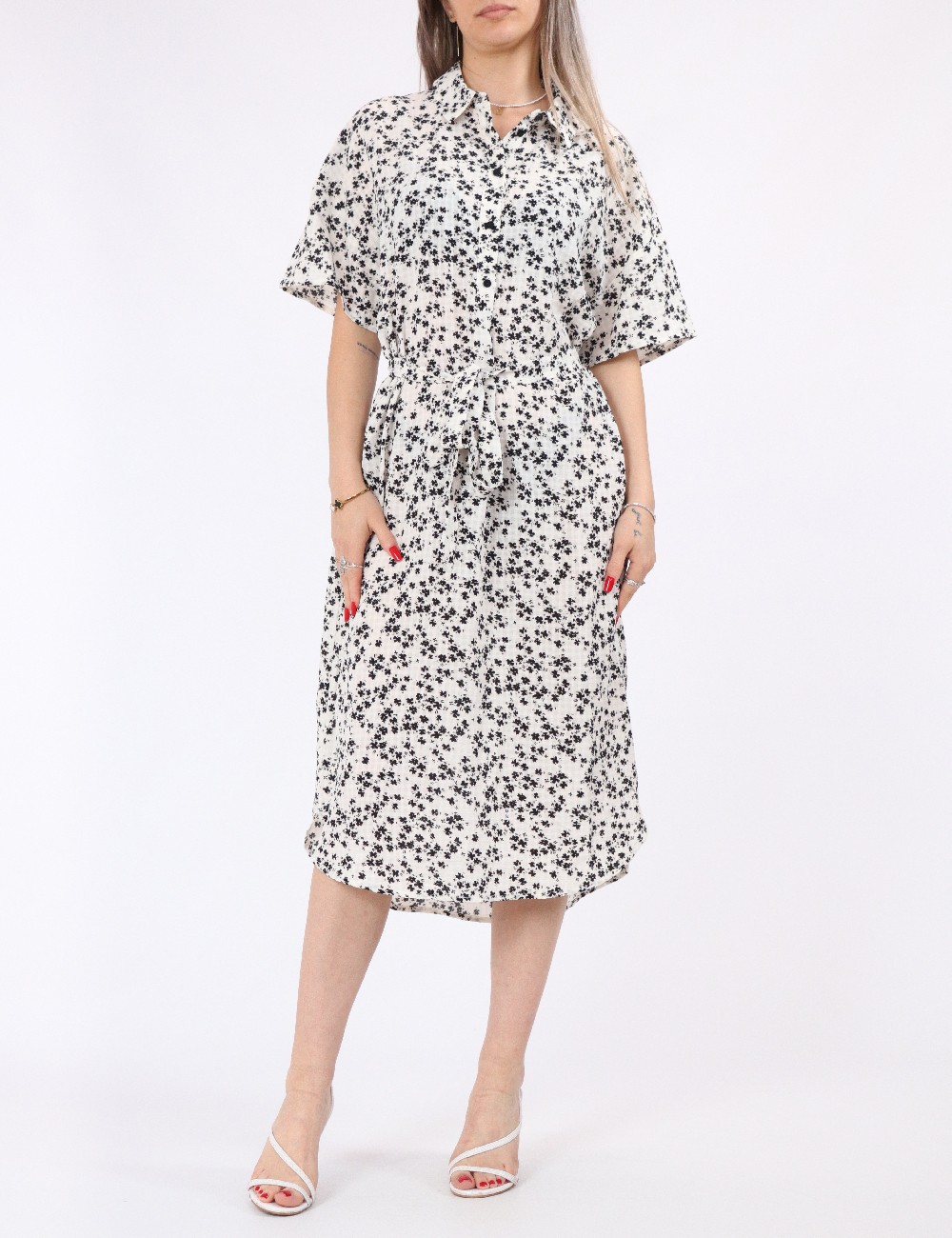 Rochie medie Vero Moda, alb - 1 | YEO