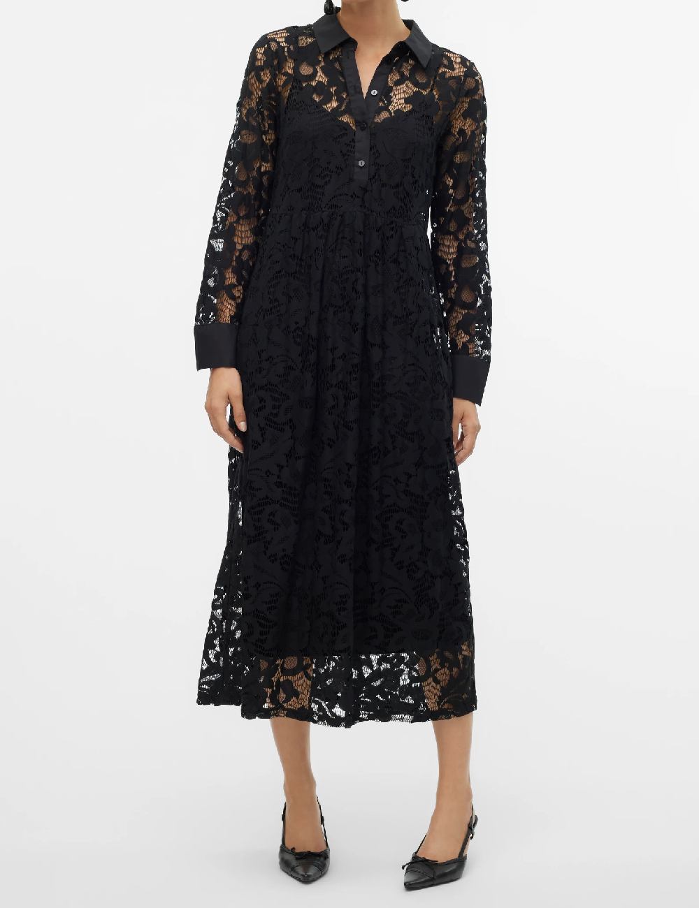 Rochie lunga Vero Moda, negru
