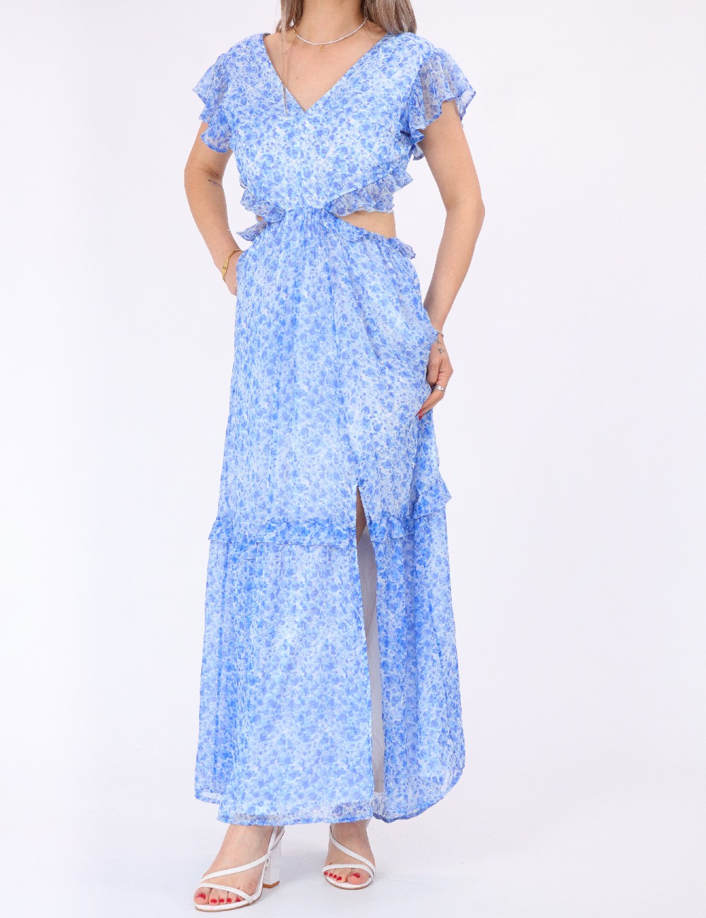 Rochie lunga Vero Moda, albastru - 1 | YEO