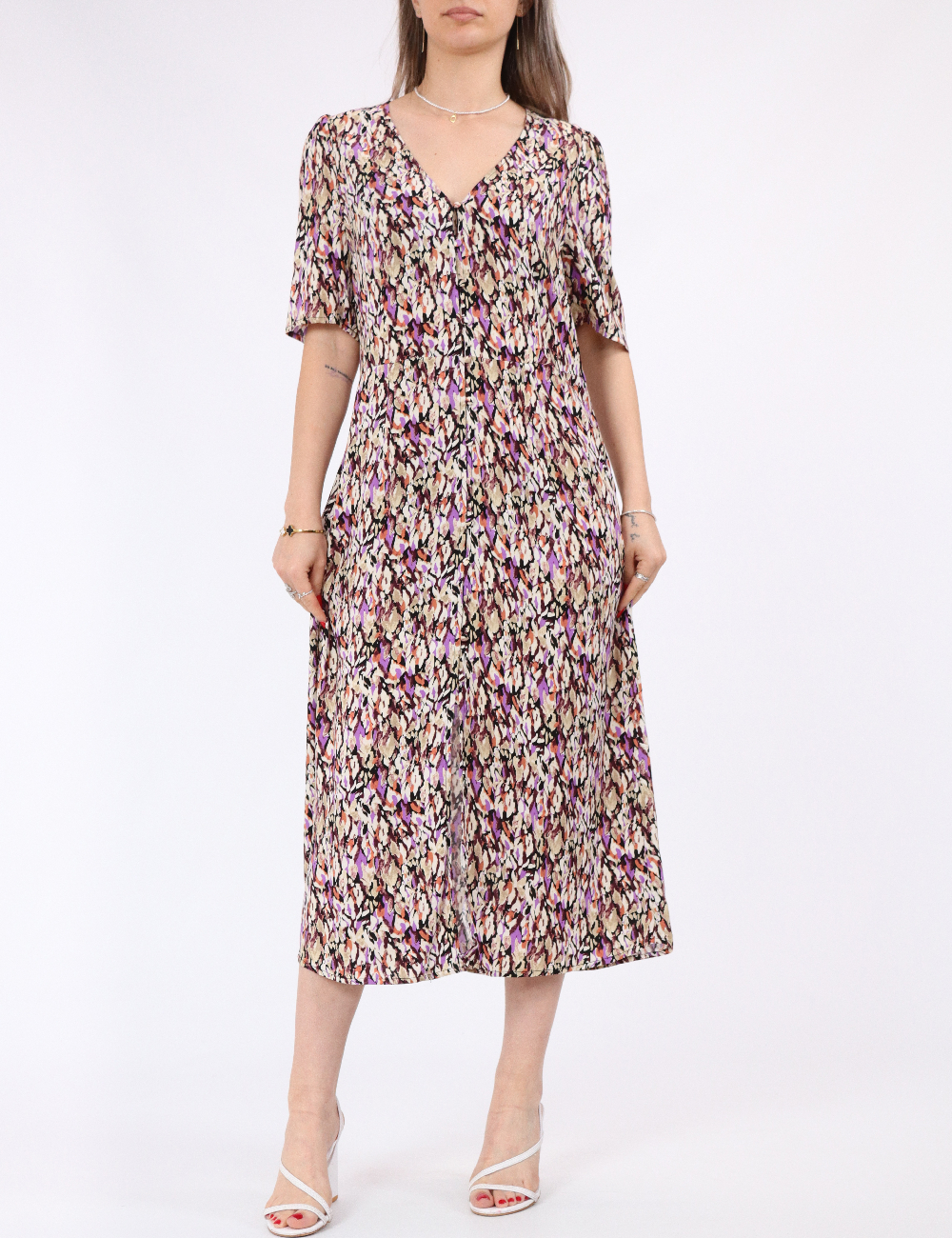 Rochie medie Vero Moda, mix culori