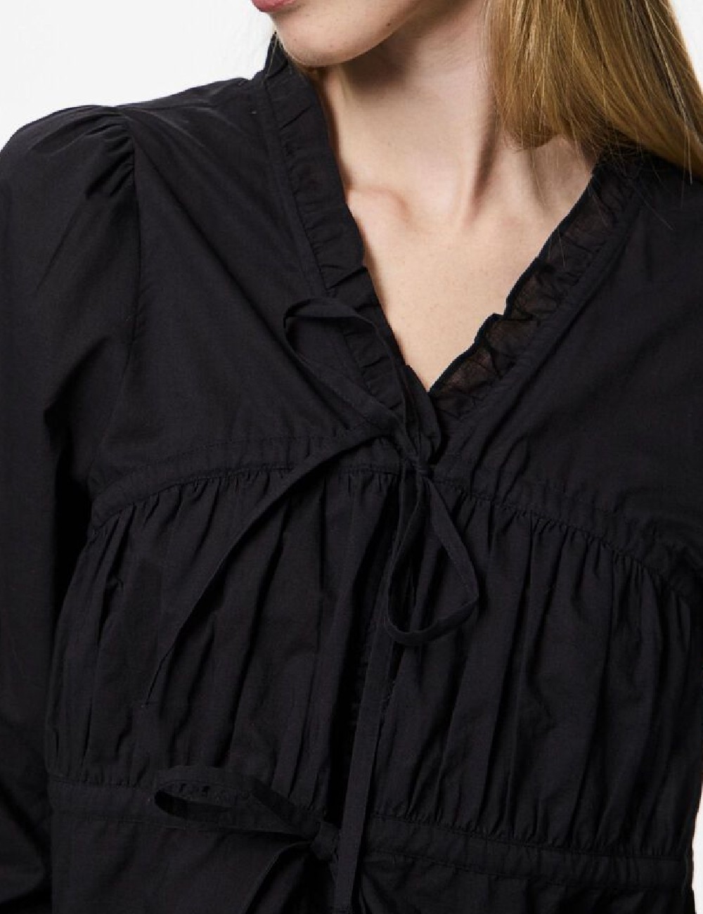 Bluza Pieces, negru - 1 | YEO