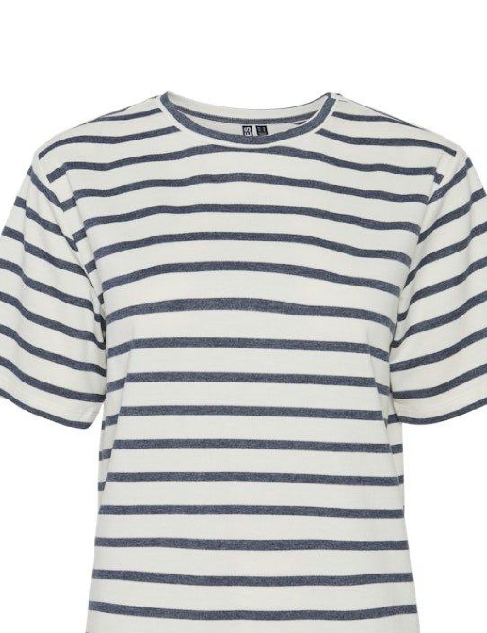 Tricou Pieces, ecru/albastru - 1 | YEO