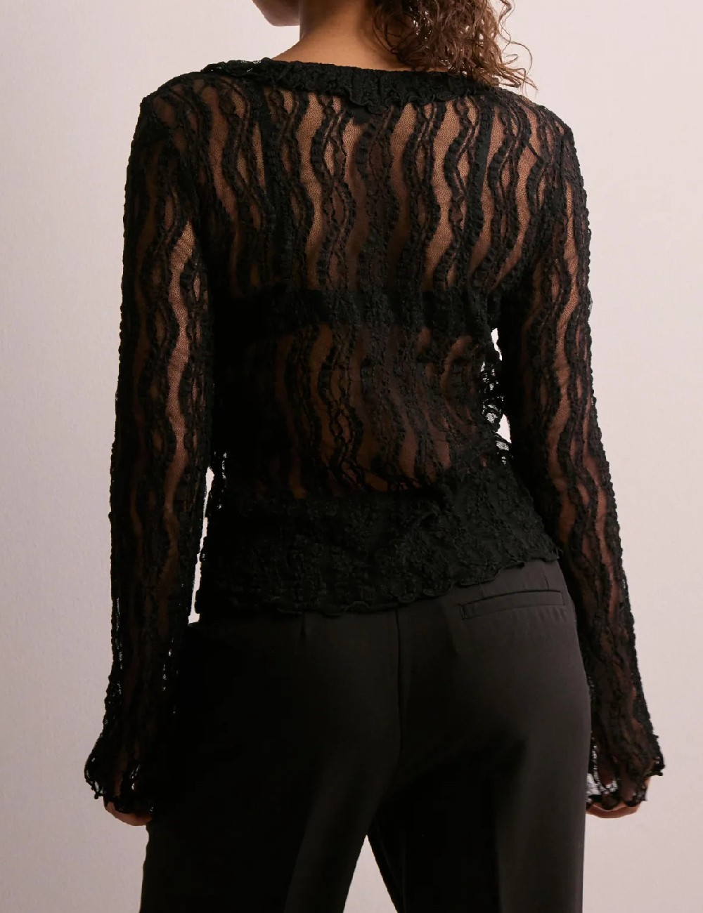 Bluza Pieces, negru - 1 | YEO