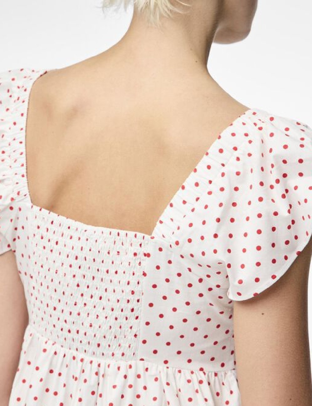 Rochie medie Pieces, alb - 1 | YEO
