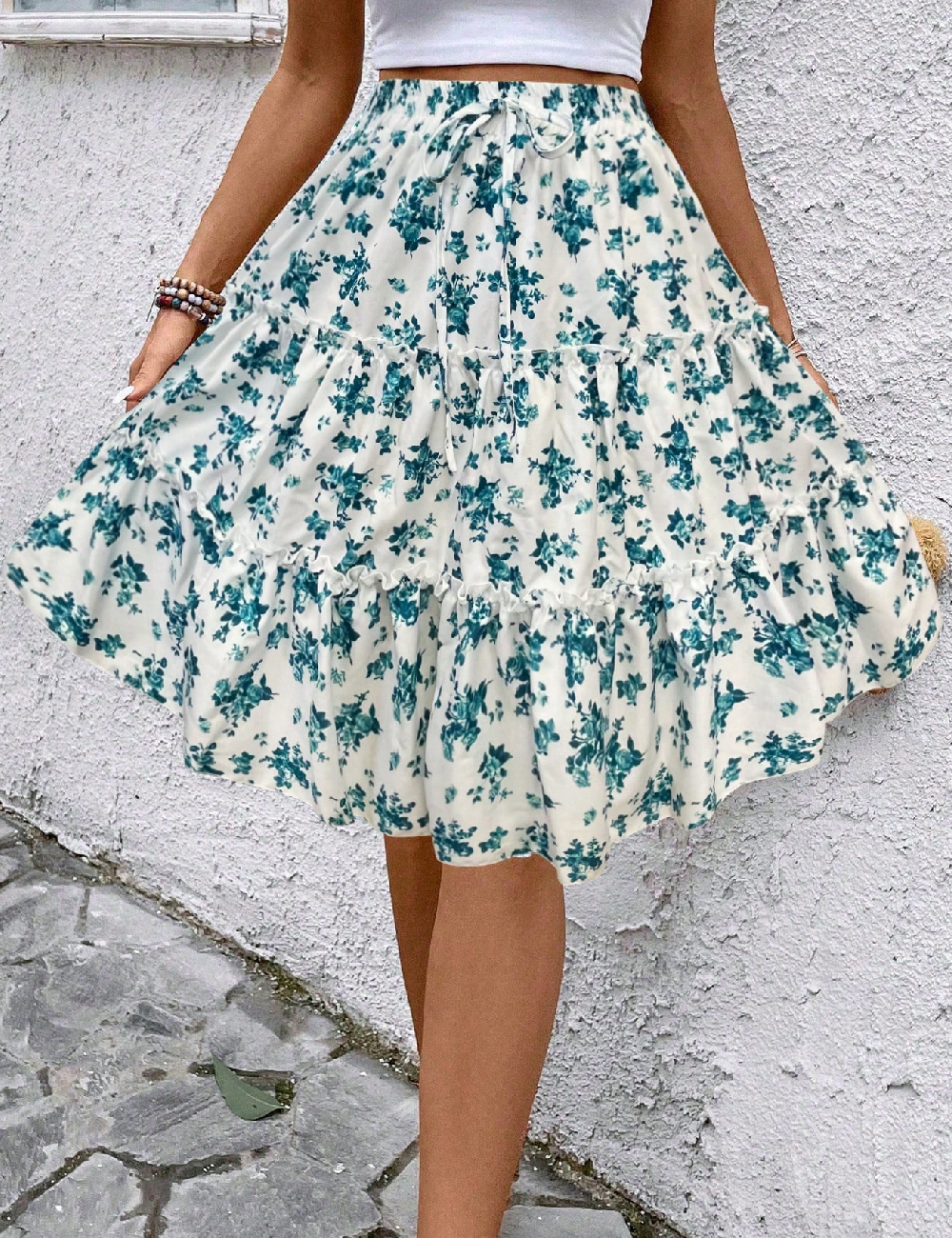 Fusta SHEIN, floral print