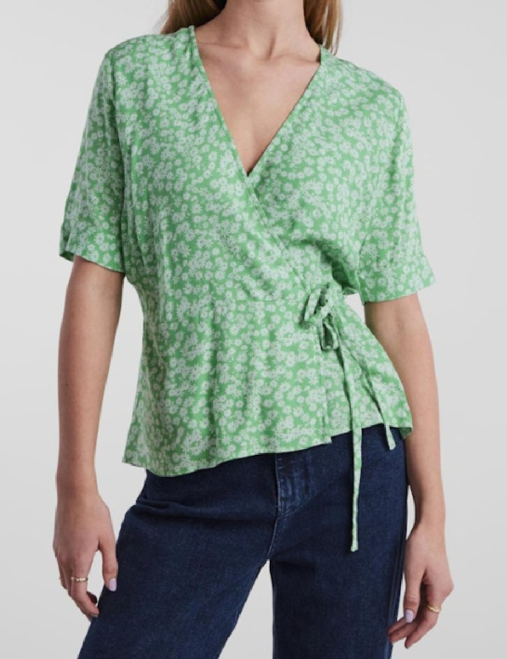 Bluza Pieces, verde