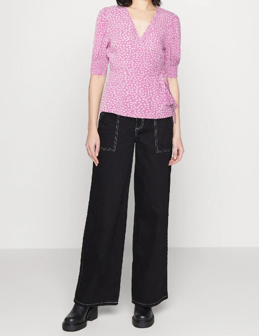 Bluza Pieces, mov