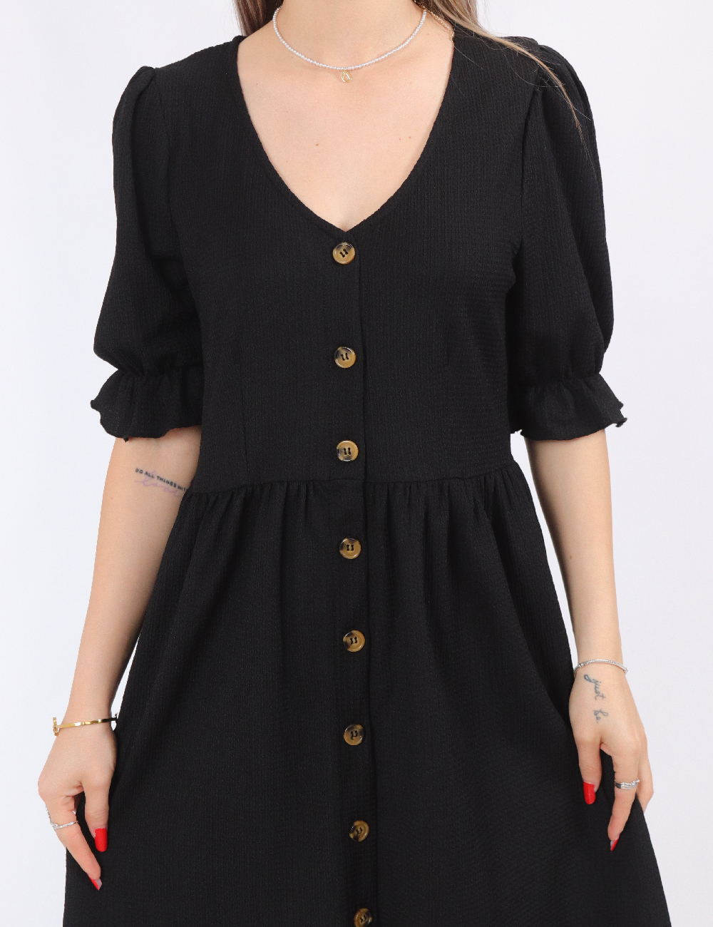 Rochie scurta Vero Moda, negru - 1 | YEO