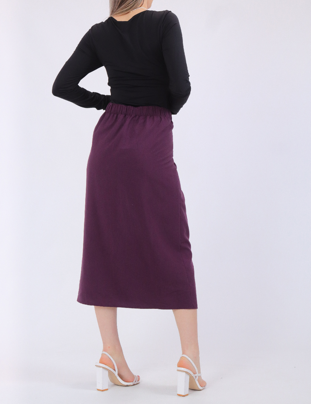 Fusta Vero Moda, mov - 1 | YEO
