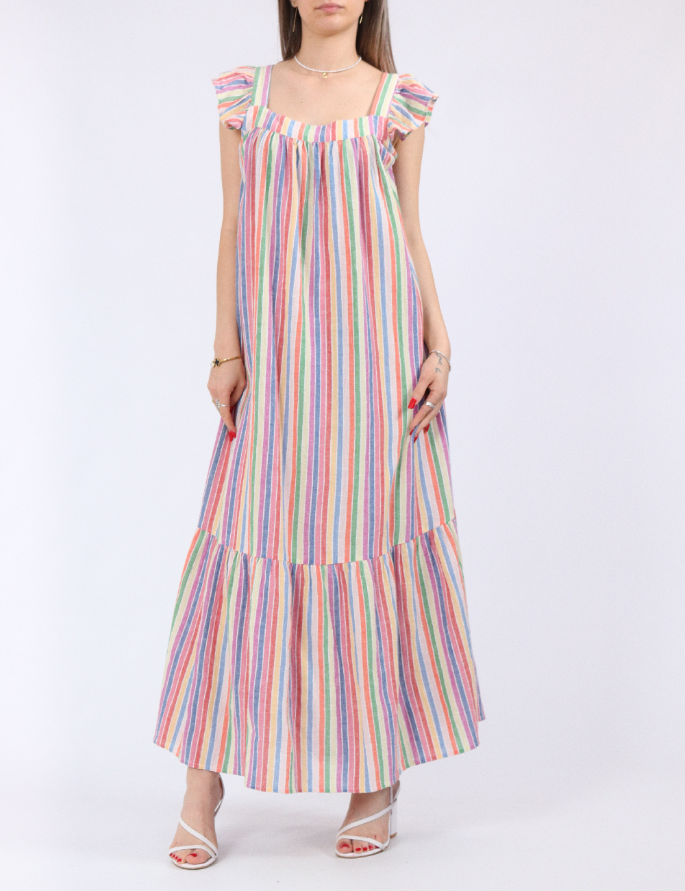 Rochie scurta Pieces, mix culori - 1 | YEO