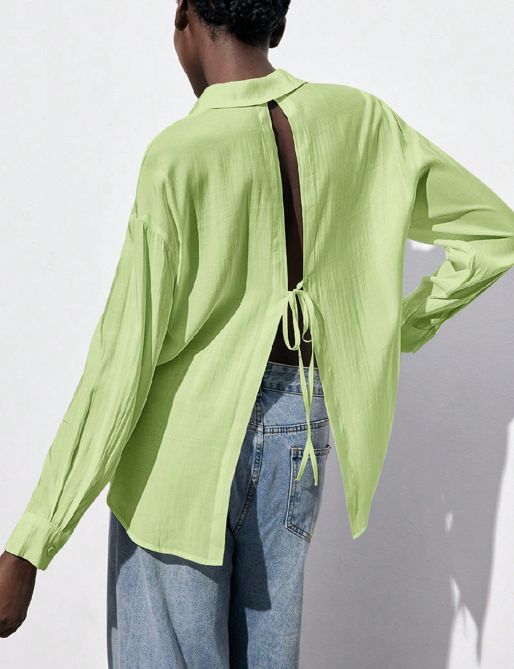 Camasa SHEIN, verde - 1 | YEO