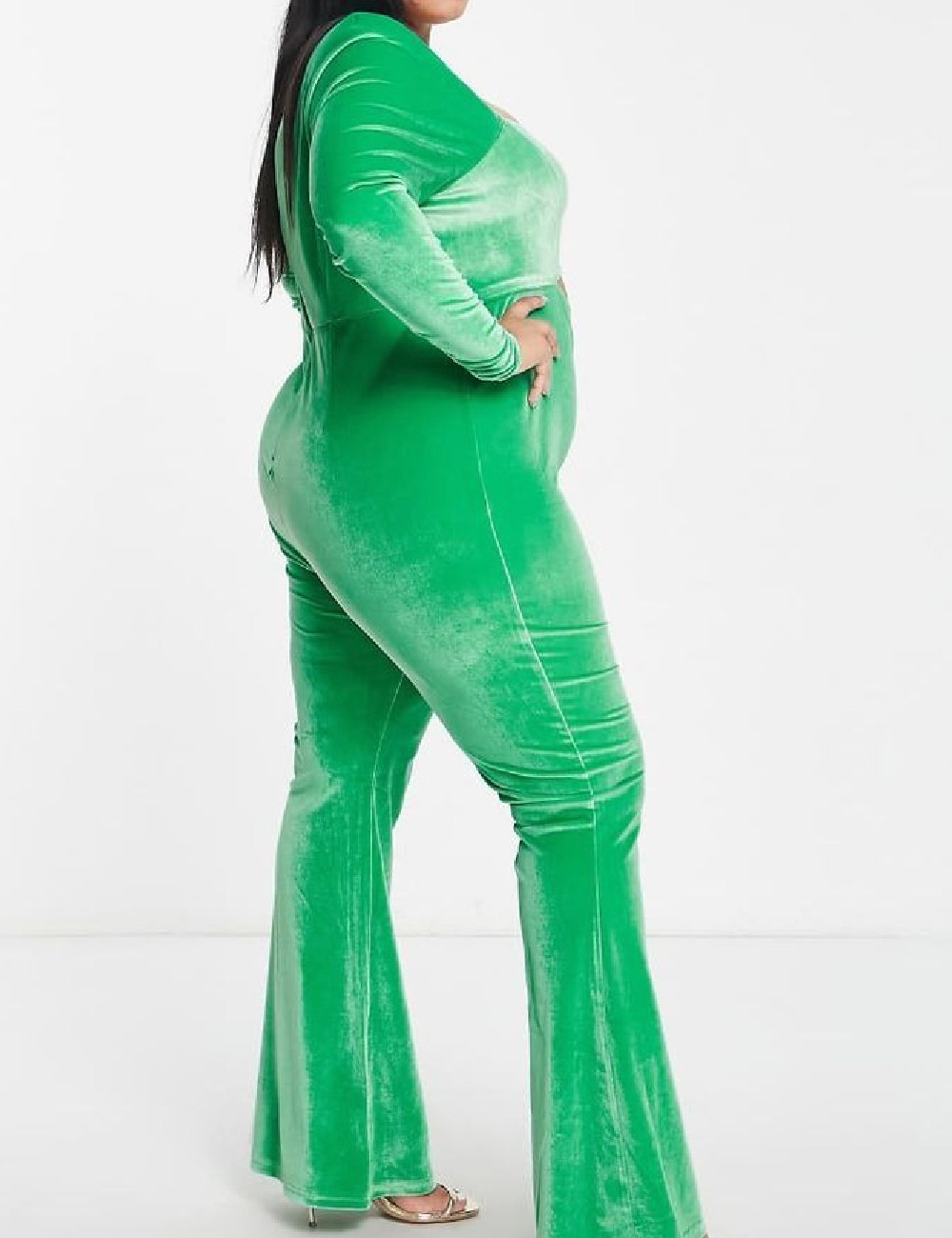 Salopeta the frolic Plus Size, verde - 1 | YEO