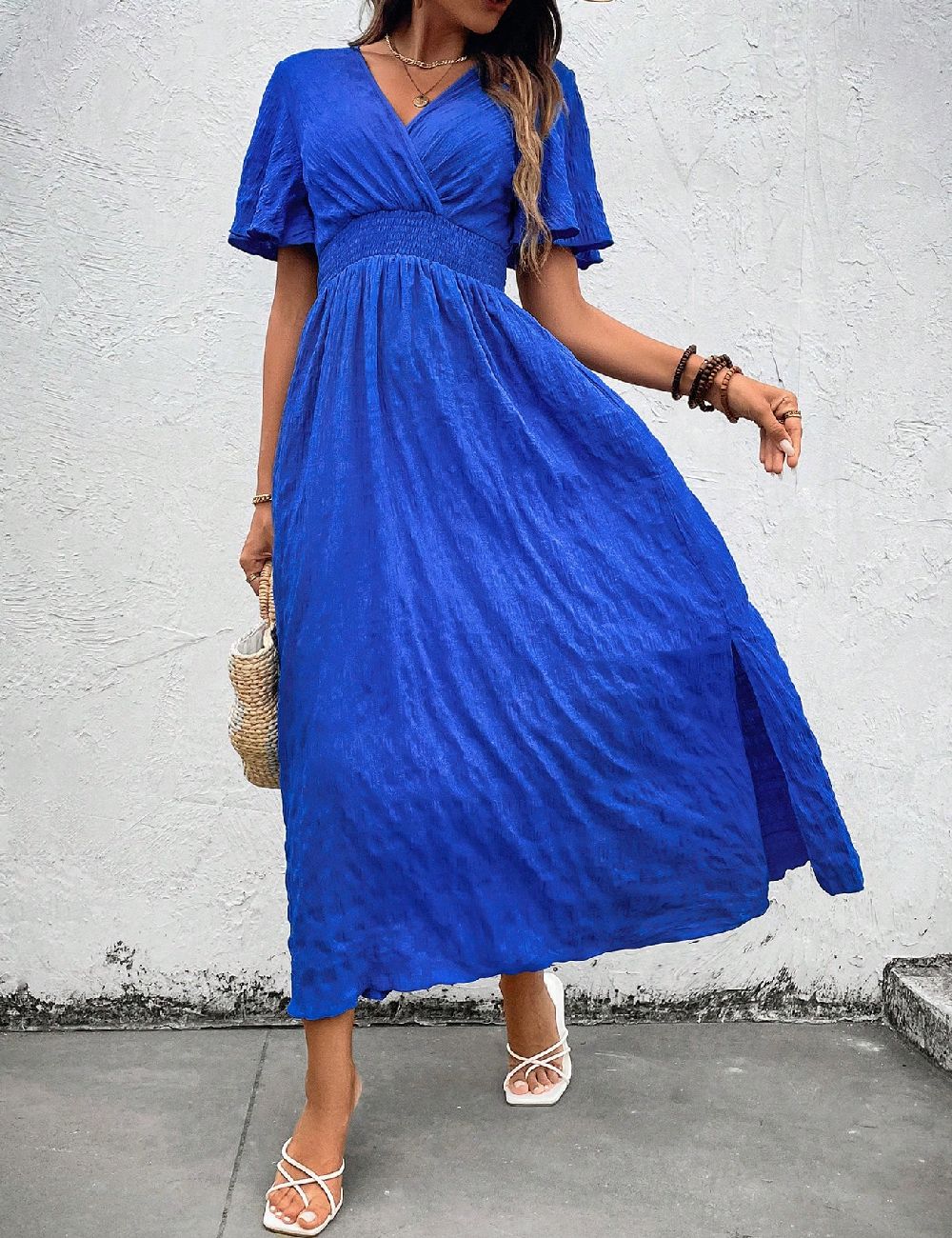 Rochie lunga SHEIN, albastru