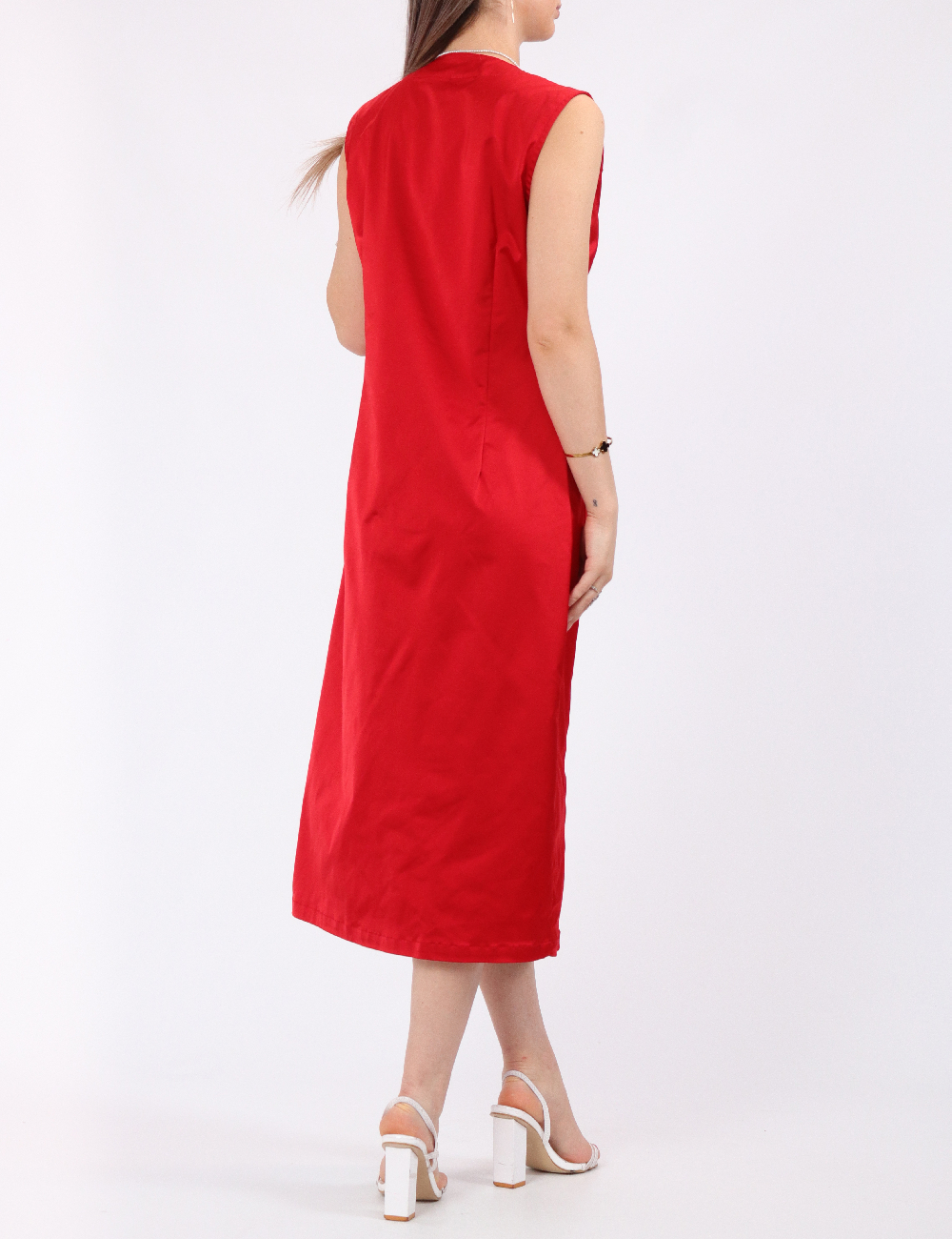 Rochie medie Vero Moda, rosu - 1 | YEO