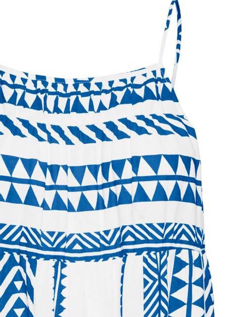 Rochie lunga Vero Moda, albastru/alb - 1 | YEO
