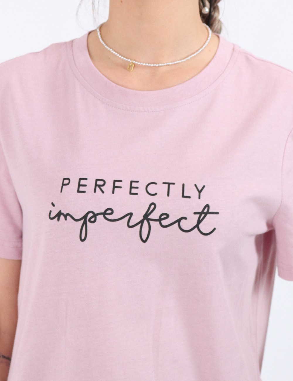 Tricou Pieces, roz - 1 | YEO