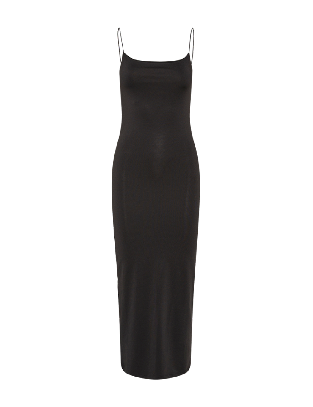 Rochie lunga Pieces, negru