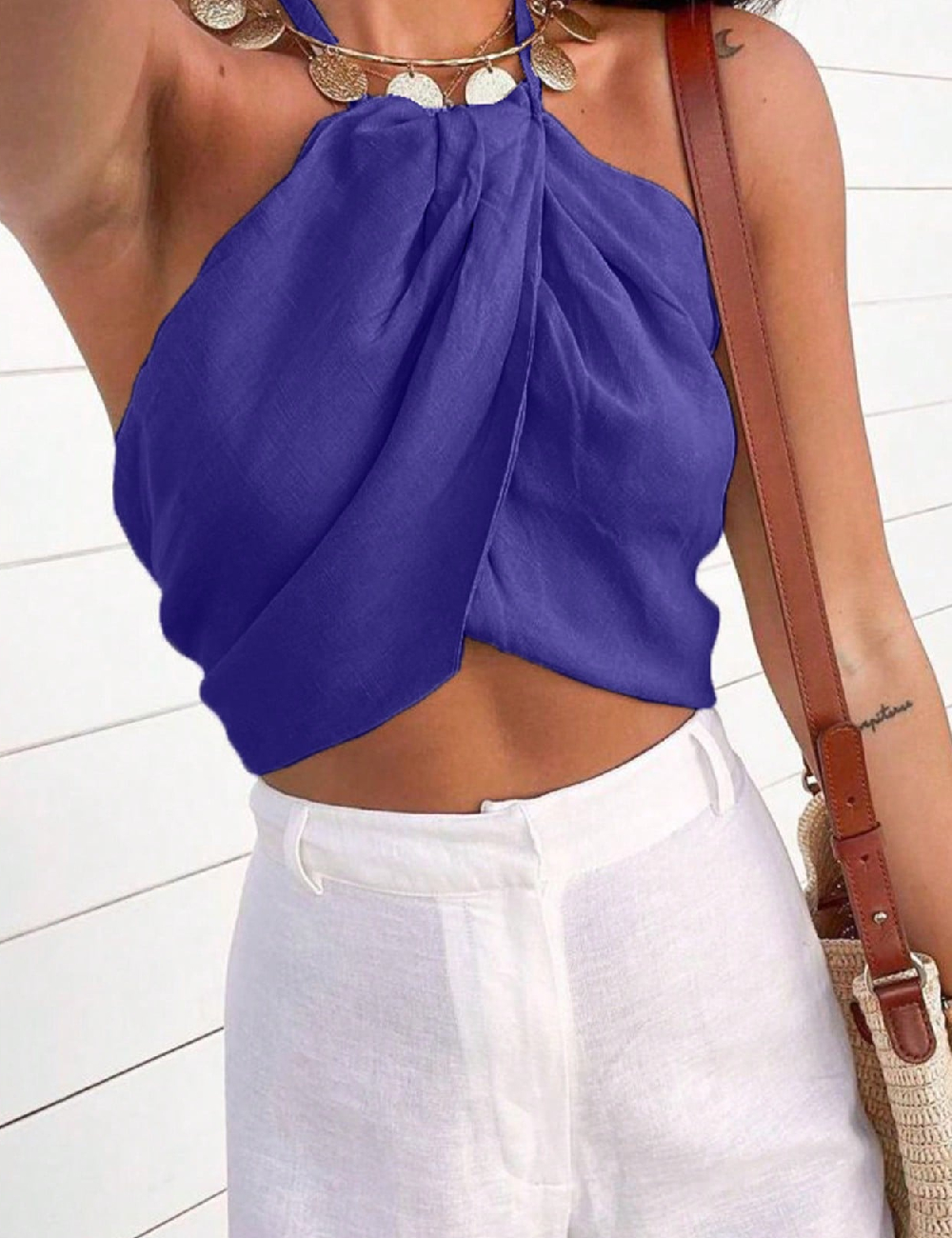 Top SHEIN, albastru