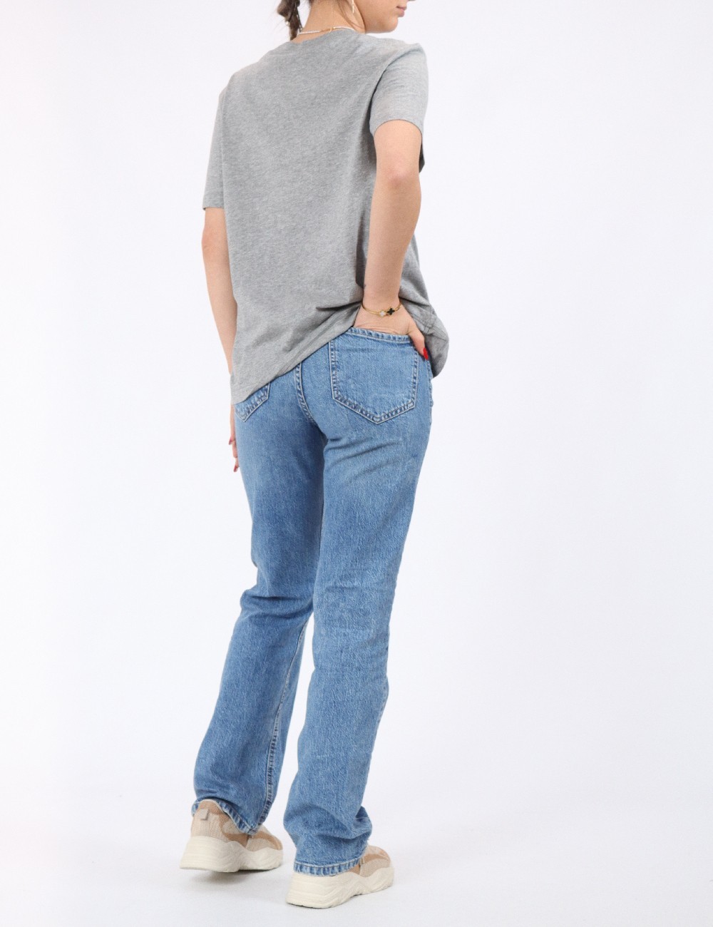 Tricou Pieces, gri - 1 | YEO