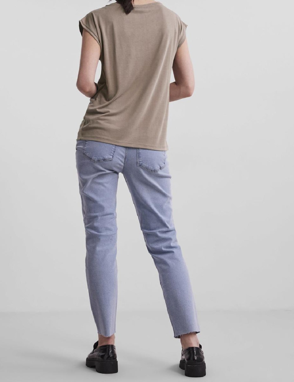 Tricou Pieces, maro - 1 | YEO