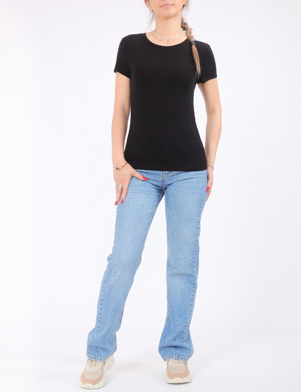 Tricou Pieces, negru - 1 | YEO