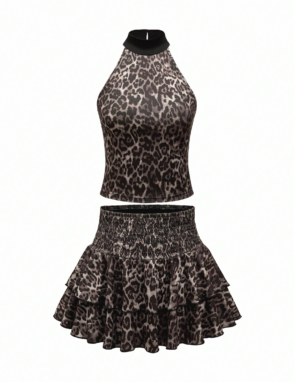 Compleu Romwe, animal print