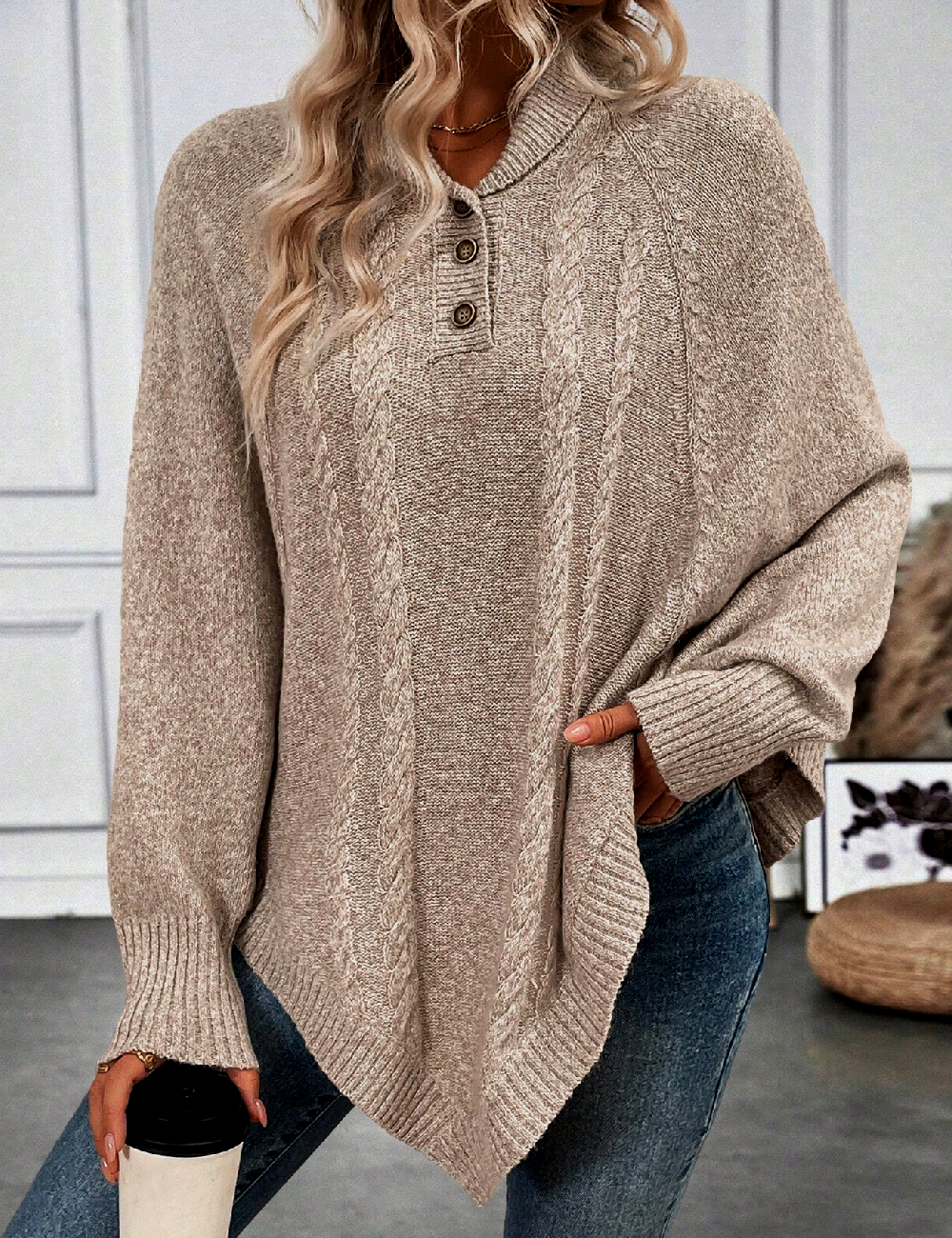 Poncho SHEIN, maro