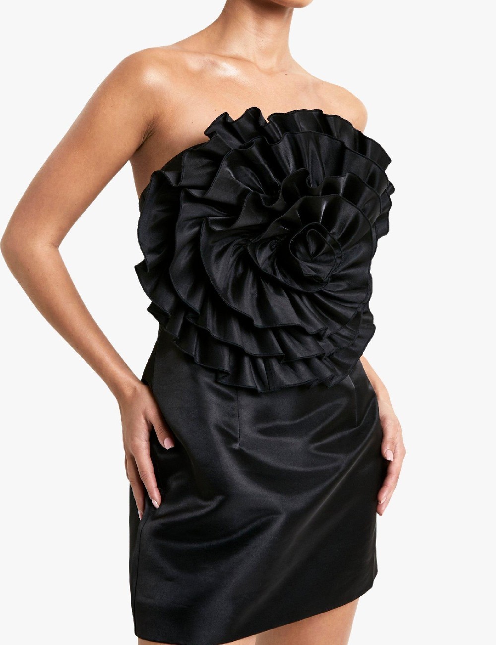 Rochie scurta Boohoo, negru - 1 | YEO