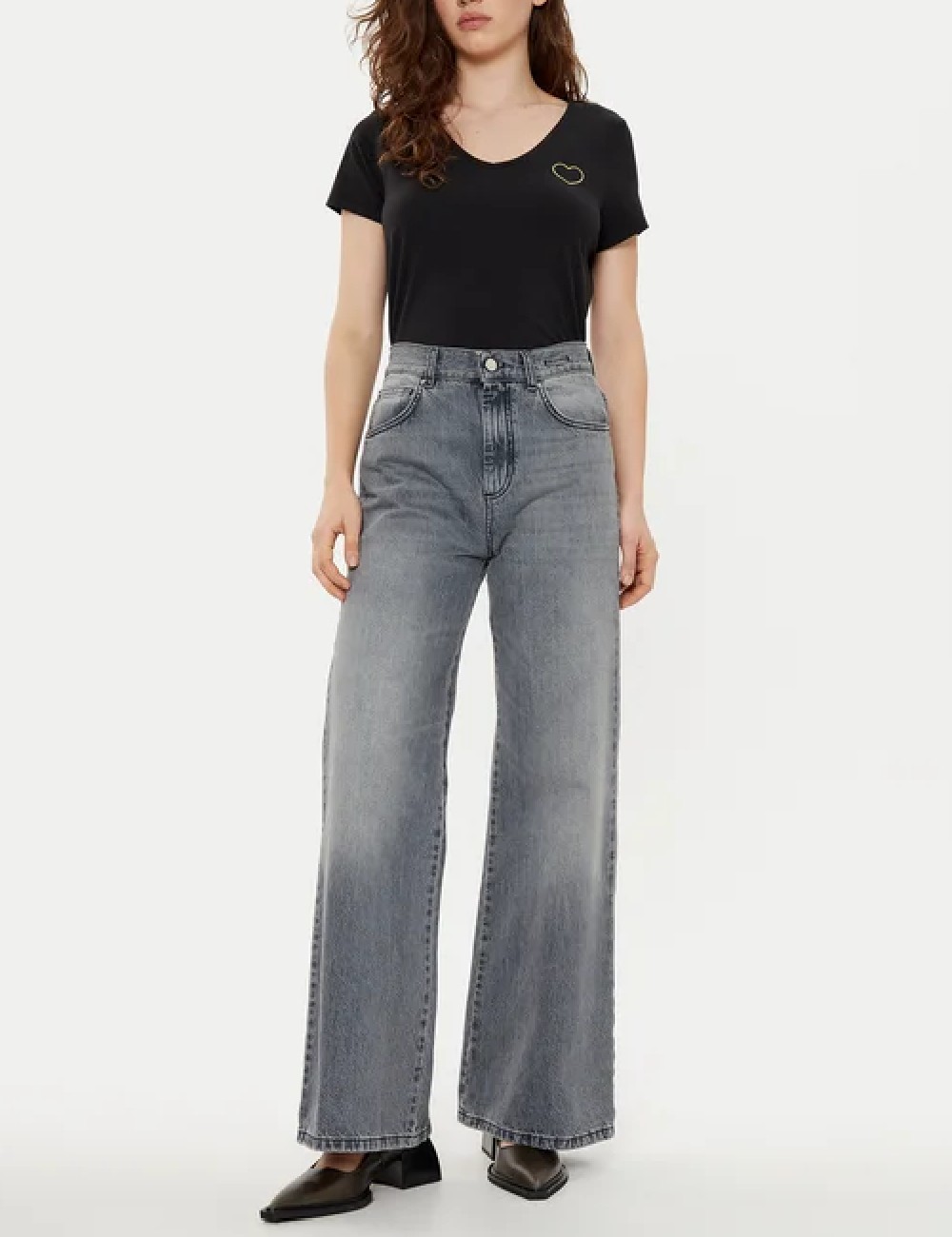 Tricou Pieces, negru - 1 | YEO