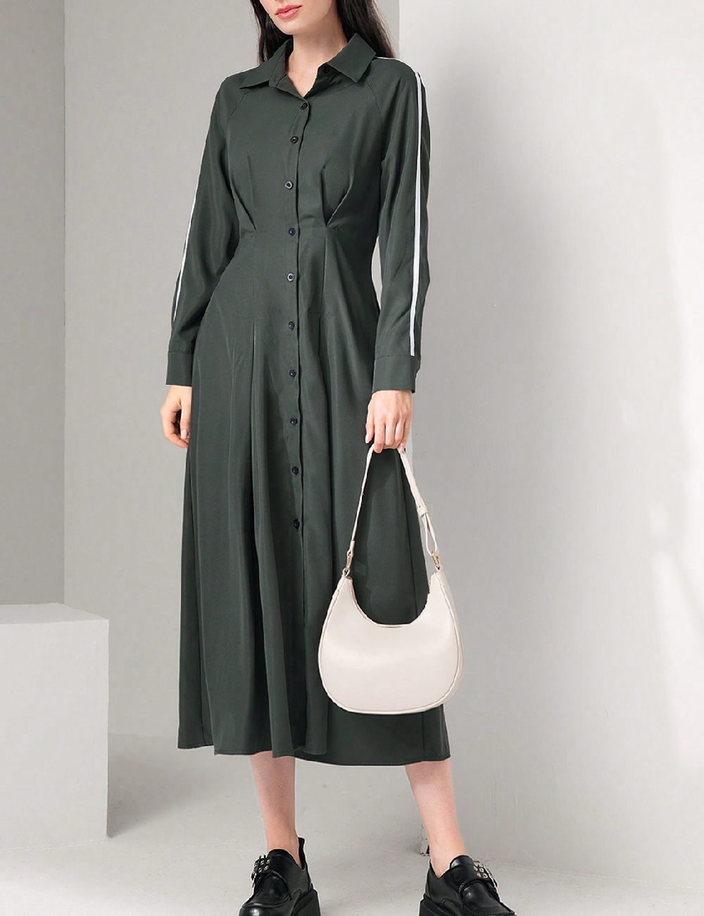 Rochie medie SHEIN, gri