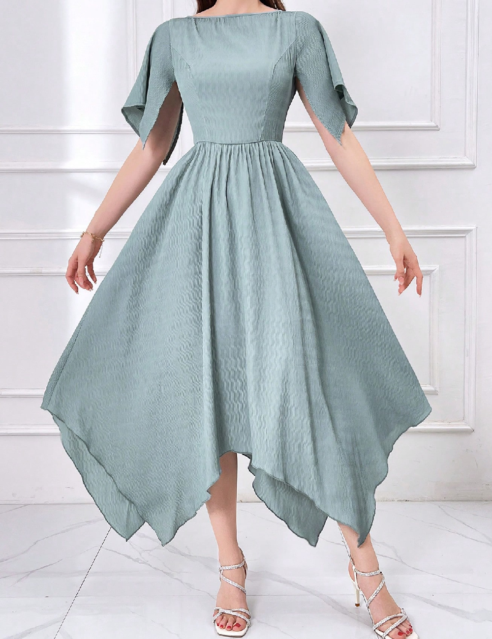 Rochie medie SHEIN, albastru