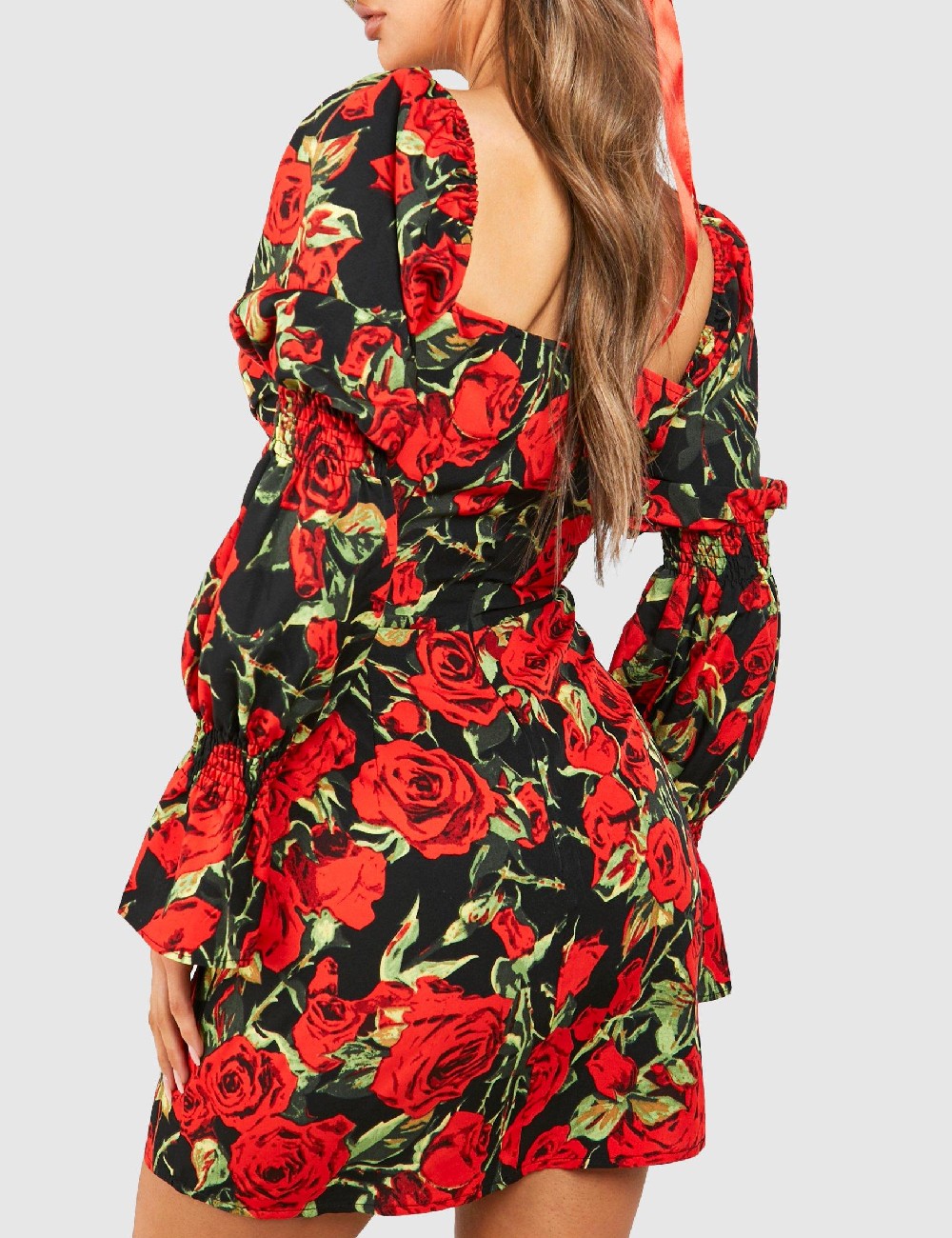 Rochie scurta Boohoo, floral print - 1 | YEO