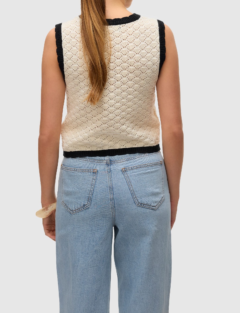 Top Vero Moda, ecru - 1 | YEO