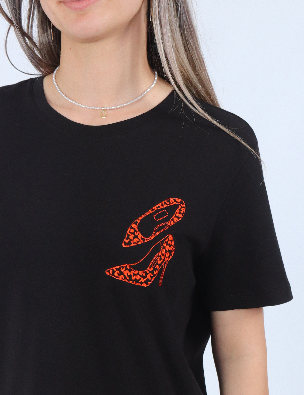 Tricou Pieces, negru - 1 | YEO